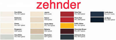 Стальной трубчатый радиатор отопления Zehnder 4057 / 1 секция