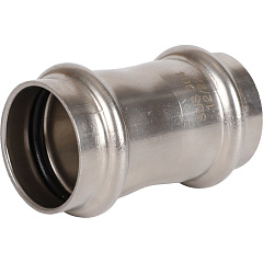 Муфта Rommer равнопроходная 28, ВПр, нержавеющая сталь