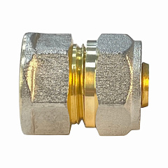 Соединитель Valfex для труб PE-RT/Al/PE-RT, обжимной с переходом на ВР 16 x 1/2 дюйма