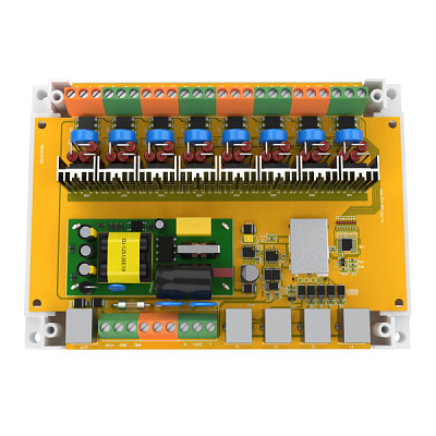 Блок управления смесительными контурами EctoControl (ПИД-регулятор), RS485 (Modbus) (ES-CMMX-04)