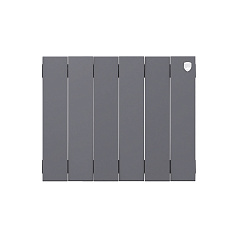 Биметаллический секционный радиатор отопления Royal Thermo PianoForte Silver Satin 300 / 1 секция