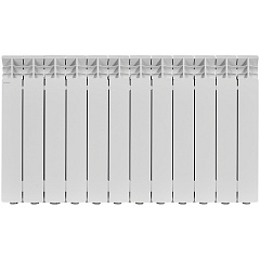 Алюминиевый секционный радиатор отопления Stout Gamma 500 / 12 секций