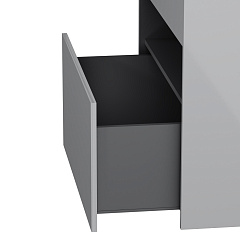 База под раковину AM.PM Func с нишей, 1 ящик (pull-out), 80 см, цвет белый глянец