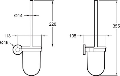 Ёршик Jacob Delafon EO Classique E77830-CP