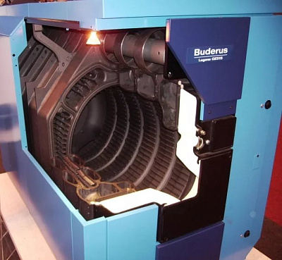 Напольный дизельный котел отопления, одноконтурный, универсальный Buderus Logano GE315-170