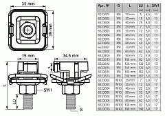 Монтажный болт Walraven BIS RapidStrut Hammerfix G2 (BUP1000) M10x60 мм
