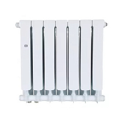 Биметаллический секционный радиатор отопления Stout Space Ventil 500 / 7 секций (нижнее правое)