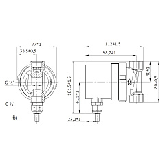 Насос циркуляционный UNIPUMP UPH 15-1.5 B II BL (ГВС)