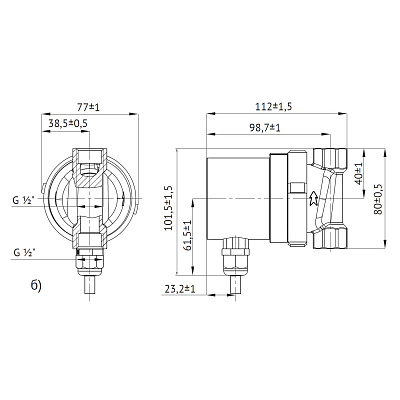Насос циркуляционный UNIPUMP UPH 15-1.5 B II BL (ГВС)