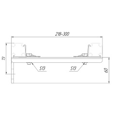 Крепление к стене/полу RIVO Fix двойное (100005)