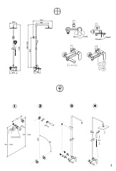 Душевая колонна Bravat Opal F6125183CP-A-RUS