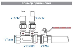 Пробка резьбовая VALTEC 1/2 наружная резьба, никелированная латунь