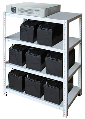 Стеллаж для АКБ Бастион 1,0х0,7х0,4-4П