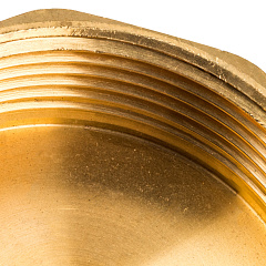 Заглушка Stout внутренняя резьба 2, латунь