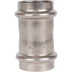 Муфта Rommer равнопроходная 28, ВПр, нержавеющая сталь