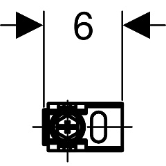Комплект крепления к стене Geberit Duofix, универсальный