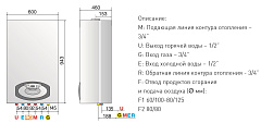 Настенный газовый двухконтурный котел отопления Ariston CLAS B 24 CF