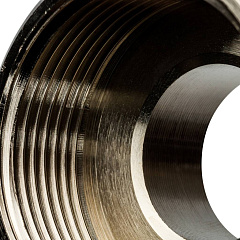 Муфта переходная Stout никелированная 1 1/2 x1 внутренняя-наружная резьба