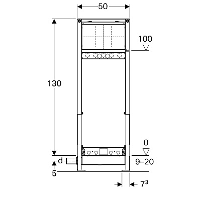 Система инсталляции для душевой системы Geberit Duofix 111.580.00.1