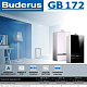 Настенный газовый конденсационный котел отопления одноконтурный Buderus Logamax plus GB172-24 i (черный)