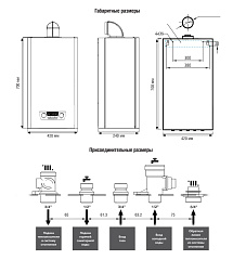 Настенный газовый двухконтурный котел отопления Kentatsu Nobby Balance Plus 24-2CS