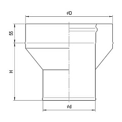 Адаптер FERRUM стартовый (430/0,5 мм ) Ф100х200
