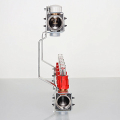 Блок коллекторный VALTEC с расход. 1х4 вых Евроконус 3/4