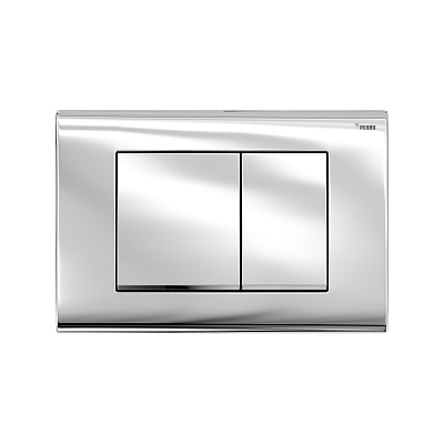 Комплект инсталляции РЕХАУ NOVAFLOW с панелью смыва NOVA QUAD 001 прямоугольные клавиши, пластик, хром, глянцевый (19101031001)