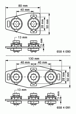 Соединитель Walraven BIS RapidRail X-образный для профиля