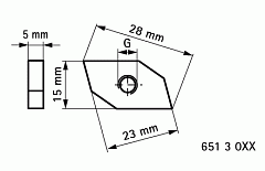 Канальная гайка Walraven BIS 651А WM0-35, М8