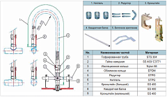 Фиксирующий зажим Lavita для оросителя FC15