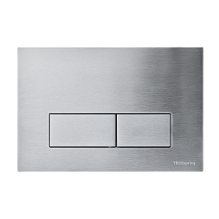 Комплект TECE TECEspring, панель смыва с прямоугольными кнопками, нержавеющая сталь, сатин