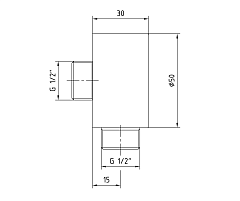 Подключение душевого шланга E.C.A. Minimal 102126634