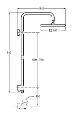 Душевая колонна без смесителя Jacob Delafon EO E11716