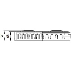Стальной панельный радиатор отопления Лемакс С21/300/ 1200