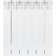 Биметаллический секционный радиатор отопления Stout Space 500 / 6 секций