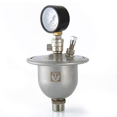 Гаситель гидроударов VALTEC мембранный с манометром