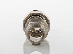 Сгон VALTEC разъемный 1 наружная резьба, никелированная латунь