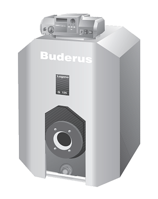 Напольный дизельный котел отопления, одноконтурный, универсальный Buderus Logano G215 WS 52
