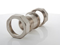 Сгон VALTEC разъемный 1/2 внутренняя-наружная резьба, никелированная латунь