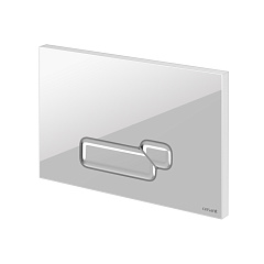 Кнопка смыва Cersanit ACTIS, пластик белый, универсальная