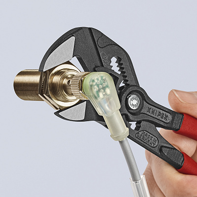 Переставные клещи KNIPEX - гаечный ключ, 52 мм (2 ), 250 мм, серые, 1К ручки