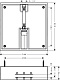 Скрытая часть душа Hansgrohe Raindance Е Air 400x400 26254180