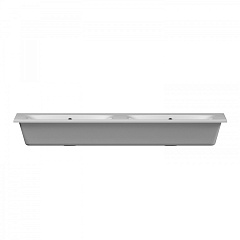 Раковина мебельная двойная AM.PM Spirit 2.0 M70AWCD1202WG 120 см, керамическая