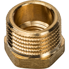 Футорка Stout 1 1/2 X1 внутренняя-наружная резьба, латунь