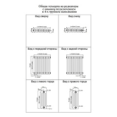 Стальной трубчатый радиатор отопления SOLIRA 4110