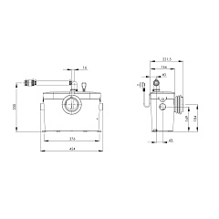 Канализационная установка SFA SANIACCESS 2