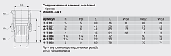 Соединительный элемент Viega резьбовой модель 3341 1 1/2x1 1/2 арт. 447045, бронза