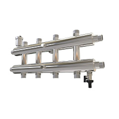 Распределительный коллектор ПроксиТерм GK 25-5 (без гидрострелки) 60 кВт, 5 контуров