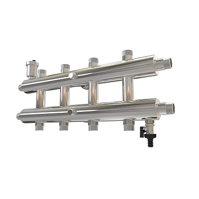 Распределительный коллектор ПроксиТерм GK 32-5 (без гидрострелки) 85 кВт, 5 контуров